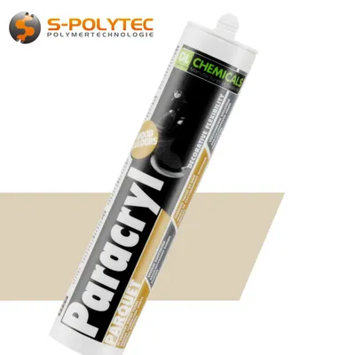Produktbild von 1x Kartusche Pappel/Birke, Parkett & Laminat, Parkett Acryl, Maler Aycryl, Holzböden Fugenfüller schleifbar, Holz-Reparatur |elastischer Dichtstoff für Anschluss- und Dehnungsfugen, lösemittel- und silikonfreie Dichtmasse