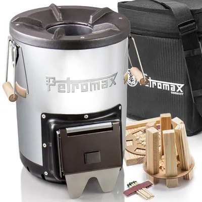 Produktbild von Blackout Notvorsorge Petromax Ofen rf33 + Tasche + Feuerkit = Sparen im Set
