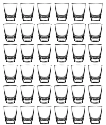 Shotgläser 30 ml, 36 Stück, Kristallglas, spülmaschinenfest