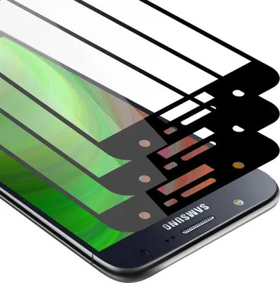Obrázok produktu pre Cadorabo DE-141175, Samsung, Samsung Galaxy J7 2015, Čierna, 3 kusov