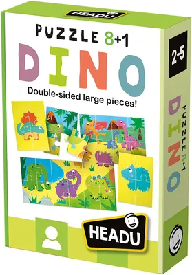 Zdjęcie produktu dla Headu Puzzle 8+1 Dinosaurs, 0 lat(a)