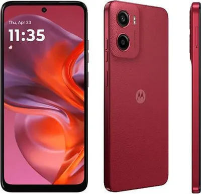 Zdjęcie produktu dla Motorola Solutions Smartphone Motorola Moto g05 4/Plum Red - Telefon komórkowy
