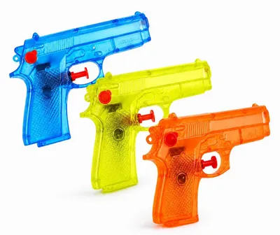 Productafbeelding van Set van 3 waterpistolen van 15 cm, groot bereik, mini-waterspuitpistool