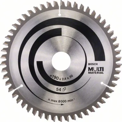 Obrázok produktu pre Bosch 2608640509 Bosch Optiline Multimaterial 190x30-54 Kreissägeblatt