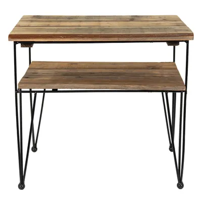 Produktbild von Clayre & Eef Beistelltisch 38x26x36 cm Braun Holz
