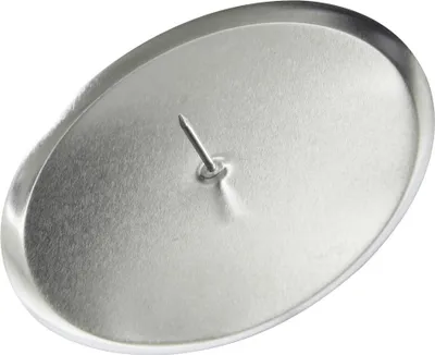 Produktbild von Kaemingk Adventskerzenhalter silber Ø 8 cm - 4 Stück