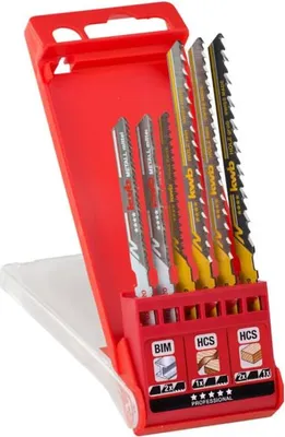 Immagine prodotto di kwb 625620 Set di lame per seghetto alternativo, HCS, set da 6 pezzi 6 pezzi