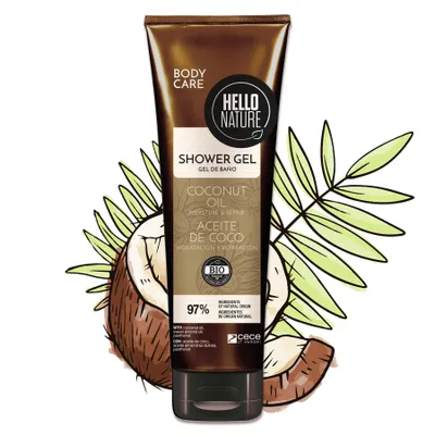 Produktbild von Duschgel mit Kokosöl BIO Sanfte Reinigung & Pflege Körperpflege Naturkosmetik 250ml