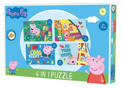 Immagine prodotto di Peppa Pig: Puzzle divertente 4 in 1