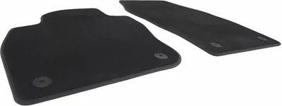 Obrázek produktu pro Podlahové koberečky Vhodné pro VW T-Cross od roku 2018 (všechny) 2-dílné koberečky, černý velur