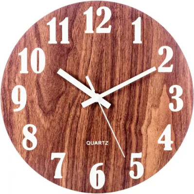 Produktbild von Leuchtende Wanduhr, moderne dekorative geräuschlose Wanduhr, großes Zifferblatt mit 30 cm Durchmesser
