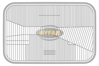 Productafbeelding van Koplampglas voor Volvo FH-FM, bouwjaar 1993-2001