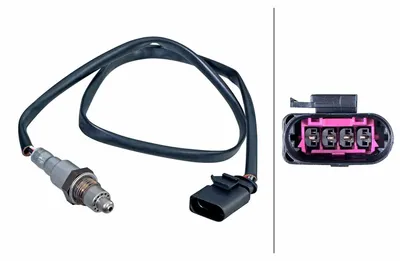 Produktbild von HELLA Lambdasonde für VW Polo Schrägheck (6R1, 6C1) nach-Kat Beheizt 650mm 6PA 358 243-471