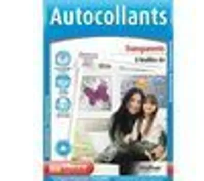 Produktbild von Transparente Inkjet-Druckfolie A4 (210 x 297 mm) für Tintenstrahldrucker, 8 Blatt