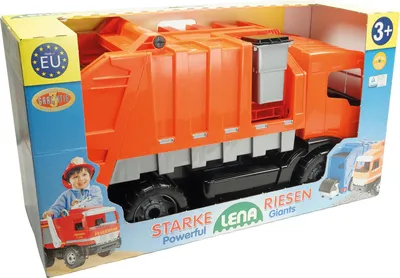 Obrázek produktu pro Lena Garbage truck, Nákladní auto, Garbage truck, 3 rok/roky, Černá, Oranžová