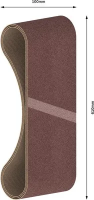 Produktbild von PRO X440 Schleifband, 100 x 610 mm, 100, 3-tlg.