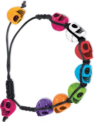 Productafbeelding van Amscan Armband Skull Day Of The Dead One-size