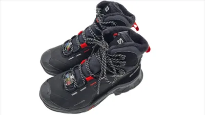 Imagen del producto de Botas de senderismo de invierno Salomon Quest Winter TS CSWP, color /frambuesa/gris, talla UK 4 - EU 36,7