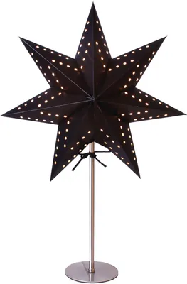 Produktbild von Best Season Standleuchte "Bobo" ca. 50 x 34 cm, Materal: Metall/Papier, schwarz, 233-52