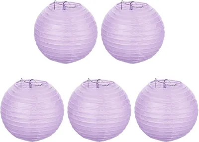 Imagen del producto de Linternas de papel de 15 cm, juego de 5 linternas redondas colgantes de estilo chino/japonés, ideales para decoración en casa, fiestas de cumpleaños, bodas, Navidad o en el aula