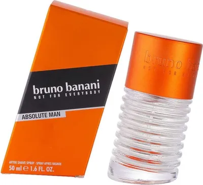 Produktbild von Bruno Banani Absolute Man, Männer, 50 ml, Nicht nachfüllbare Flasche, Ambery Woods, Tonka Beans, Vanilla, Spray, 1 Stück(e)
