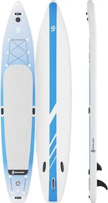 Produktbild von Capital Sports Stand Up Paddling Board Set, Aufblasbares SUP Standup Board, Paddle Board für Erwachsene und Kinder, SUP-Board mit Transportttasche, Stand-Up Paddle und SUP-Pumpe, 457 cm, Metaverse