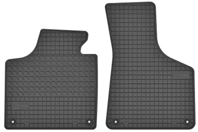 Image de Tapis avant en caoutchouc pour Audi A3 8P 2003-2011 (à hayon/cabriolet) – 2 pièces, noirs, sur mesure