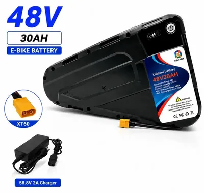 Produktbild von E-Bike-Akku - Lithium-Ionen-Akku - 48 V 30 Ah - XT60-Stecker - Wiederaufladbar - Ersatzakku