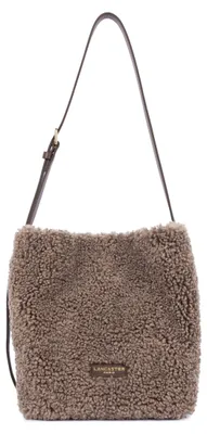 Image de Lancaster Sac seau Aimantée Moumoute Marron