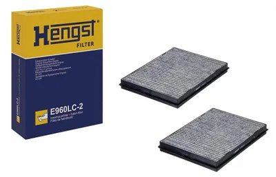 Produktbild von Innenraumfilter Aktivkohlefilter 30 mm HENGST FILTER für u.a. BMW 5er
