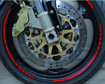 Obrázek produktu pro Racing Rim Tape Red, nálepka na ráfek