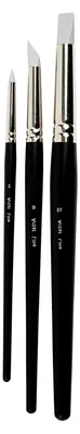 Produktbild von Künstlerpinsel-Set, 2+6+10 mm, Gummipinsel, 3 Stück