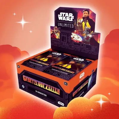 Produktbild von Star Wars: Unlimited – Gesetzlose Zeiten Booster Display | Deutsch | 24 Booster Packs