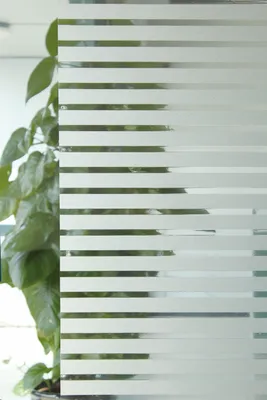 Produktbild von Fensterfolie – Selbstklebend und isolierend – Streifen, 45 cm x 200 cm