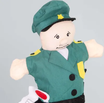 Produktbild von roba Kasperlefiguren aus Stoff, Handpuppenset 6-tlg., Kasperpuppen für Puppentheater & Rollenspiel
