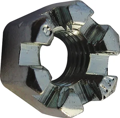 Produktbild von KronenmutterN mit Freigewinde ø M33x1,5 mm Muttern DIN935/8 Stahl verzinkt