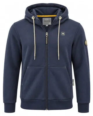 Produktbild von Coastguard Herren Sweatjacke mit Kapuze in Dunkelblau, Größe 3XL
