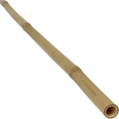 A single bamboo pole is shown diagonally against a white background.