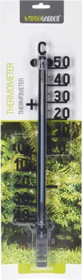 Produktbild von Pro Garden Garten-/Ausenthermometer - L40 cm - schwarz - Polypropylen