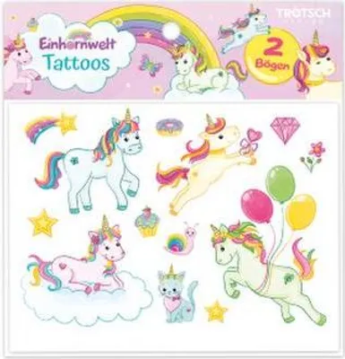 Produktbild von TRÖTSCH- Tattoos Einhornwelt