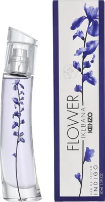 Produktbild von KENZO Flower Ikebana Indigo, Frauen, 40 ml, Nicht nachfüllbare Flasche, Flüssiges Parfüm, Blumig, Iris, Jasmin