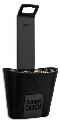Produktbild von höfats- Johnny Catch Cup SCHWARZ - Edelstahl Flaschenöffner mit Auffangbehälter - fängt bis zu 60 Kronkorken - Bieröffner, Kapselheber, Wandflaschenöffner mit schraubenloser Montage