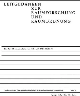 Obrázok produktu pre Leitgedanken Zur Raumforschung und Raumordnung