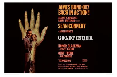 Image de James BOND - Goldfinger - 61x91,5cm - Affiche Poster