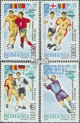 Produktbild von Briefmarken Rumänien 2000 Mi 5499-5502 (kompl.Ausg.) postfrisch Fußball EM 2000