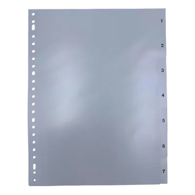 Produktbild von DULA Tabs - 1 bis 7 - A4 - 23 Löcher