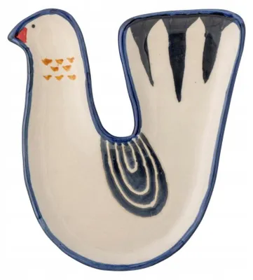 Obrázek produktu pro Bloomingville Trudy, Bílá, Kameninové nádobí, 140 mm, 125 mm, 10 mm