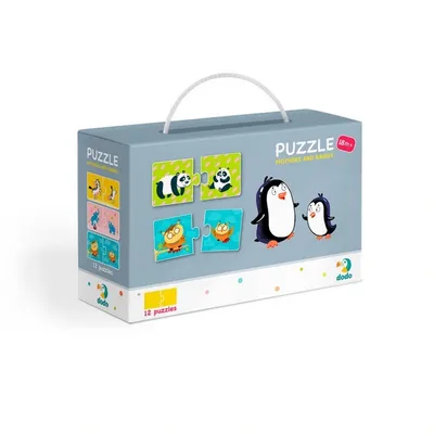 Obrázok produktu pre TM Toys Dodo Puzzle Duo Maminky a děti 12x2 dílků