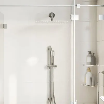 Immagine prodotto di vidaXL Doccia a pioggia in acciaio inox 304 40x40 cm quadrato