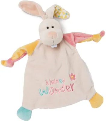 Produktbild von NICI Schmusetuch Hase Kleines Wunder 25x25 cm – Schnuffeltuch ab 0+ Monaten – Ku